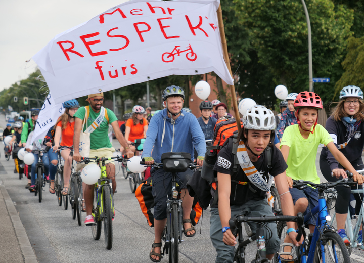 Bild Fahrraddemo